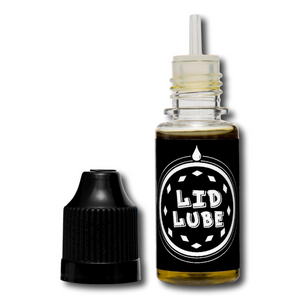 Lid Lube Natural Lubricant | Pure Cold Pressed Hemp Seed Oil | .35fl oz (10ml)